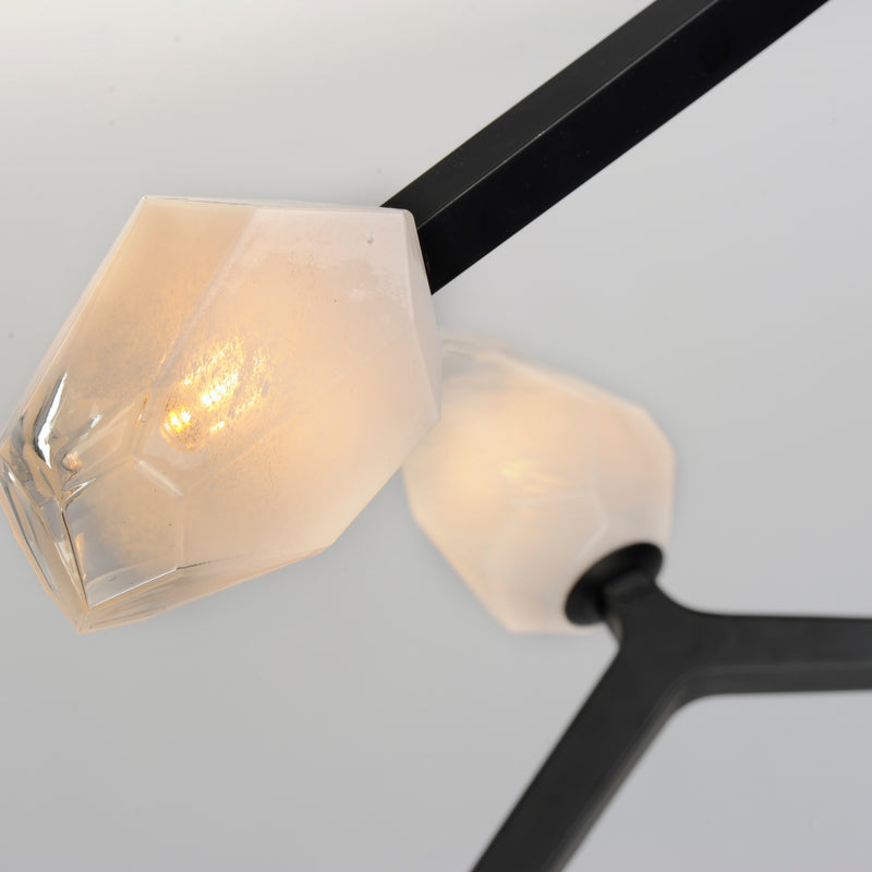 ET2 E32795-93BK Blossom 5 Light LED Pendant | Black