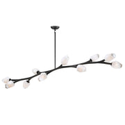 ET2 E32797-93BK Blossom 10 Light LED Pendant | Black