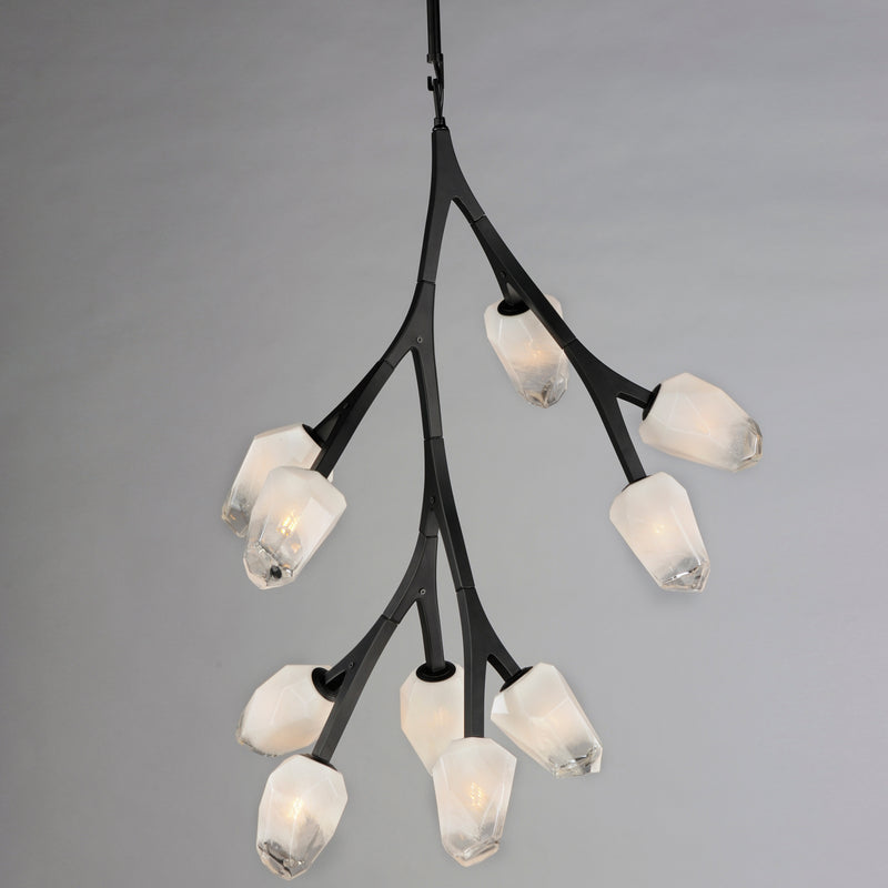 ET2 E32798-93BK Blossom 10 Light LED Pendant | Black