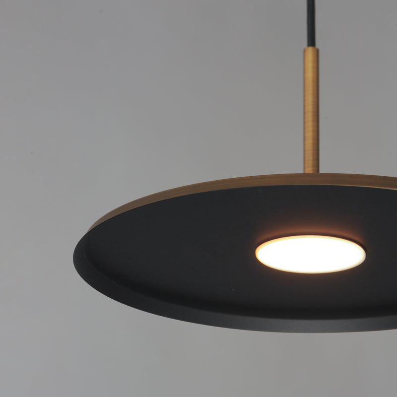 ET2 E34001-AB Berliner 14" LED Pendant | Antique Brass