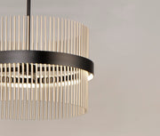 ET2 E34205-BKSN Chimes 24" LED Pendant WiZ | Black / Satin Nickel