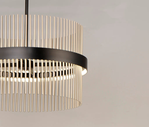 ET2 E34205-BKSN Chimes 24" LED Pendant WiZ | Black / Satin Nickel