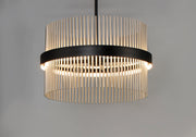 ET2 E34205-BKSN Chimes 24" LED Pendant WiZ | Black / Satin Nickel