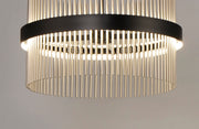 ET2 E34205-BKSN Chimes 24" LED Pendant WiZ | Black / Satin Nickel