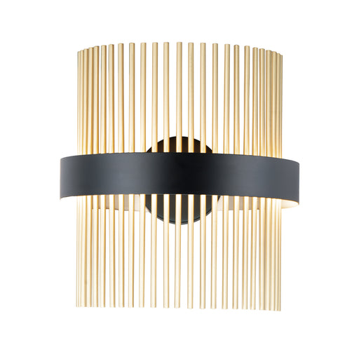 ET2 E34251-BKSBR Chimes 5CCT Select Wall Sconce | Black / Satin Brass