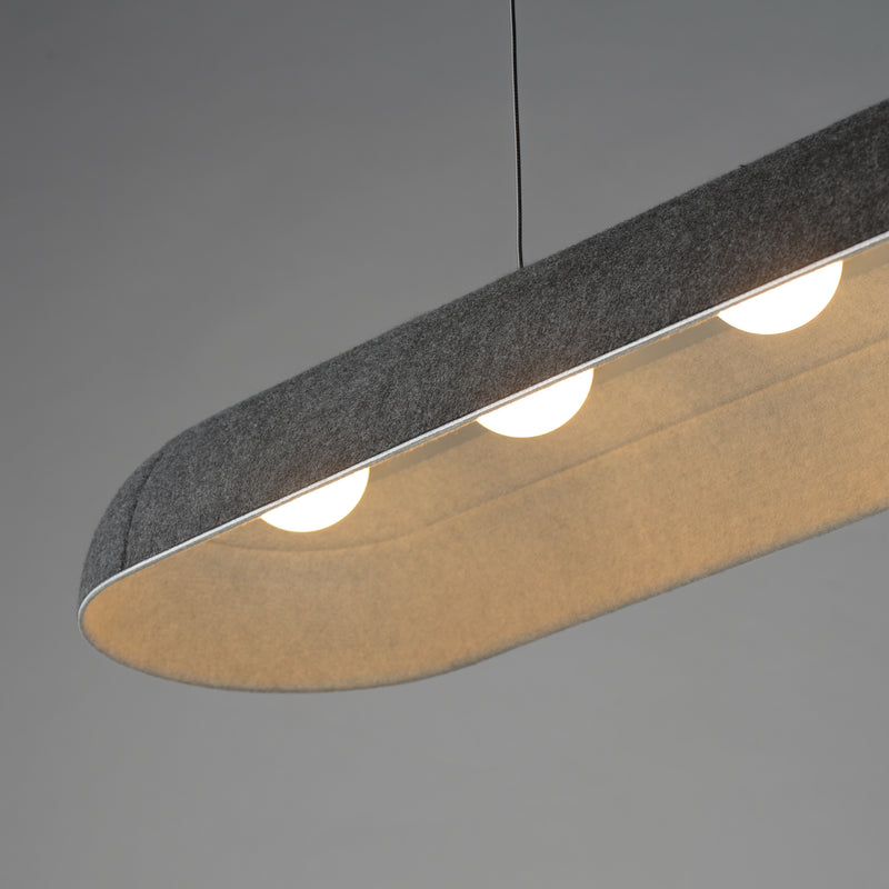 ET2 E34616-DG Wimbledon 41" LED Linear Pendant | Dark Gray