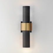 ET2 E34756-BKGLD Reveal Large LED Outdoor Wall Sconce | Black / Gold