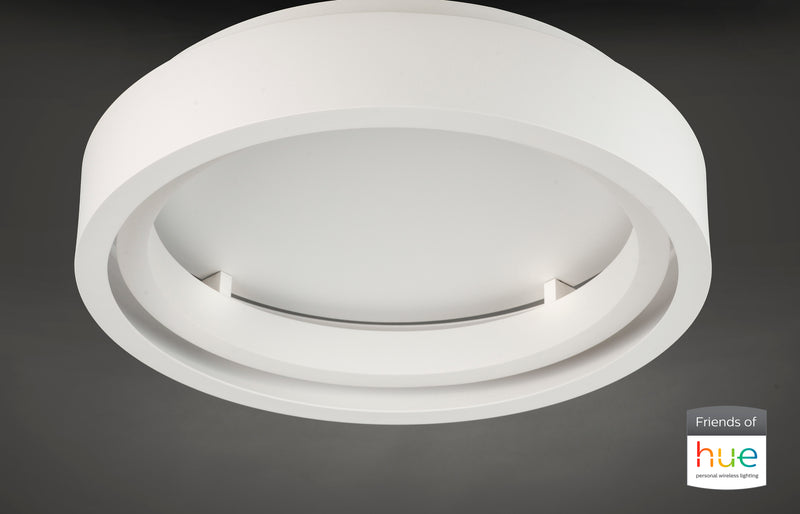 ET2 E35001-MW iCorona Friends of Hue LED Flush Mount | Matte White