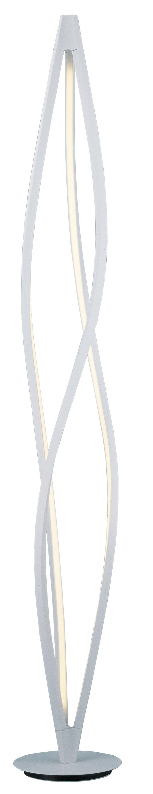 ET2 E41398-11MW Cyclone LED Floor Lamp | Matte White