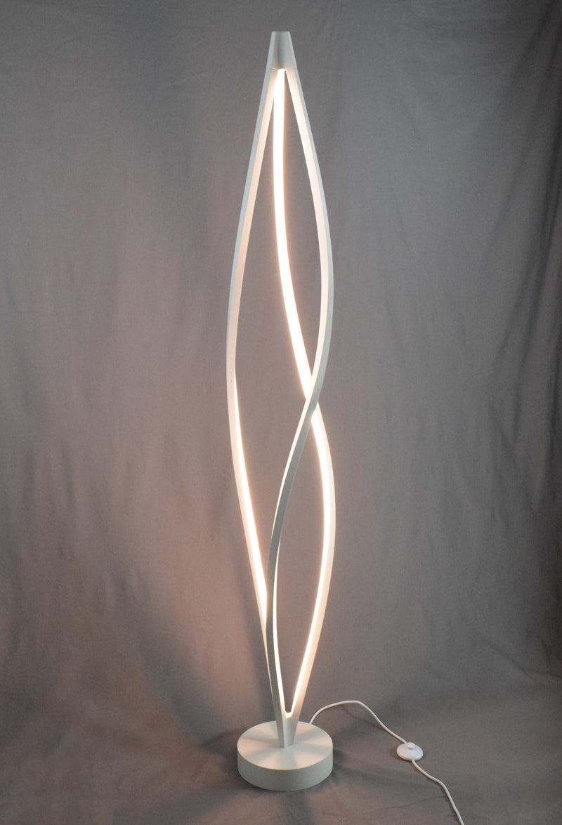 ET2 E41398-11MW Cyclone LED Floor Lamp | Matte White