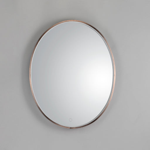 ET2 E42012-90BRZ 24" x 30" Oval LED Mirror | Anodized Bronze