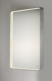 ET2 E42014-90AL 24" x 31.5" Rectangular LED Mirror | Brushed Aluminum