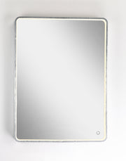 ET2 E42014-90AL 24" x 31.5" Rectangular LED Mirror | Brushed Aluminum
