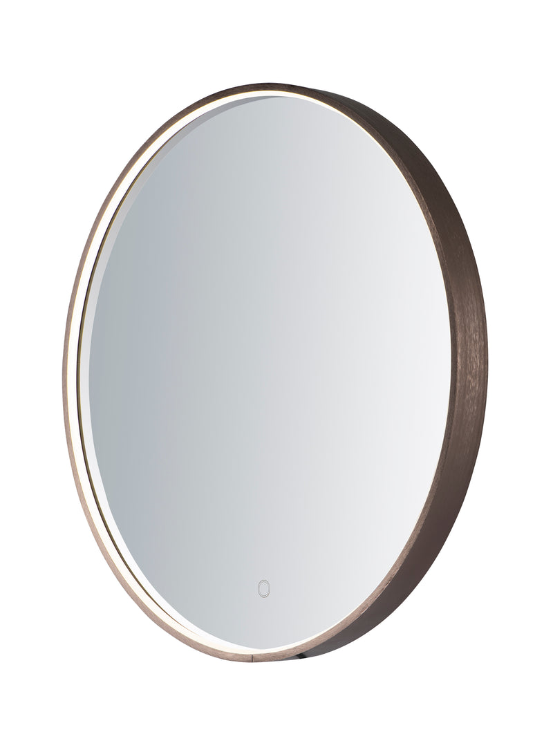 ET2 E42016-90BRZ 27.5" Round LED Mirror | Anodized Bronze