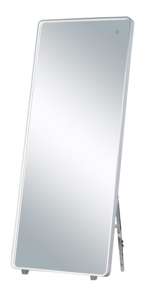 ET2 E42018-90AL 28" x 67" LED Mirror with Kick Stand | Brushed Aluminum