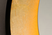 ET2 E42036-GLBK Floating LED Mirror Round 23.5" | Gold Leaf / Black