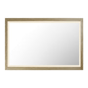 ET2 E42054-OK Sawyer 48"x32" Oak Framed LED Mirror | Oak