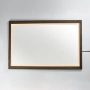ET2 E42054-WN Sawyer 48"x32" Walnut Framed LED Mirror | Walnut