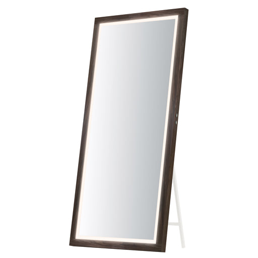 ET2 E42057-WN Sawyer 68"x32" Walnut Framed LED Mirror | Walnut