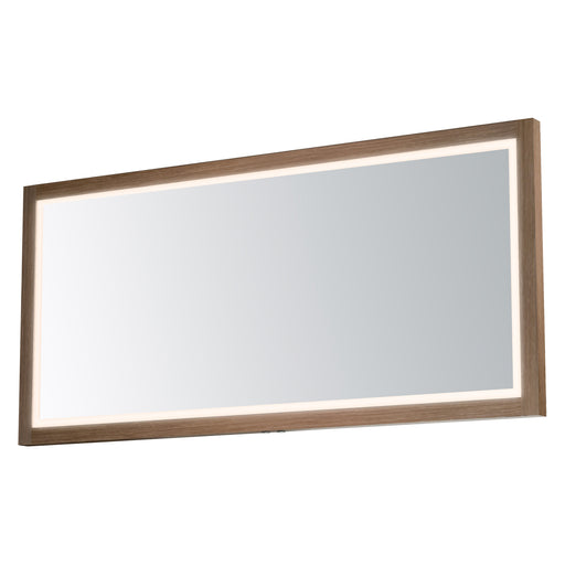 ET2 E42057-OK Sawyer 68"x32" Oak Framed LED Mirror | Oak