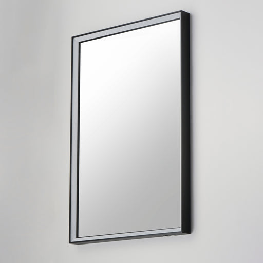 ET2 E42061-BBK Bevel 24"x30" LED Mirror 2CCT | Brushed Black