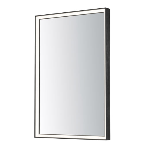 ET2 E42062-BBK Bevel 30"x36" LED Mirror 2CCT | Brushed Black