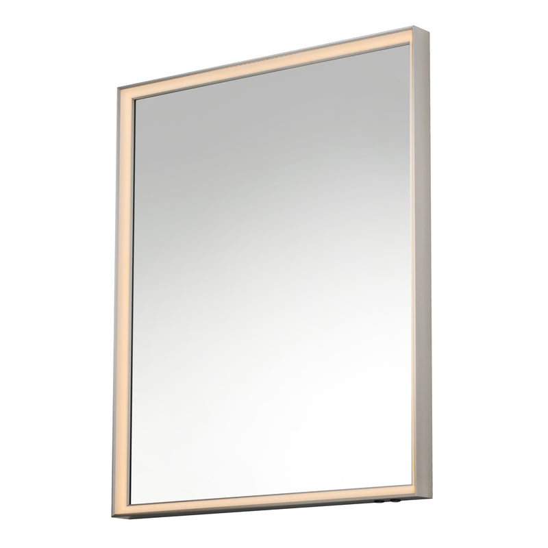 ET2 E42062-SN Bevel 30"x36" LED Mirror | Satin Nickel