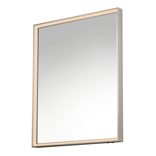 ET2 E42062-SN Bevel 30"x36" LED Mirror | Satin Nickel