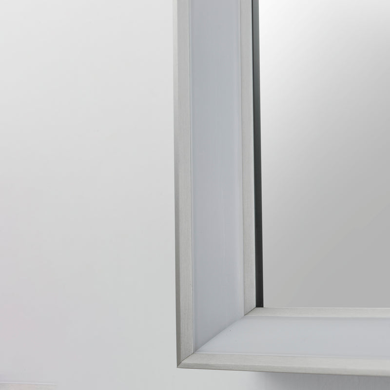 ET2 E42062-SN Bevel 30"x36" LED Mirror | Satin Nickel