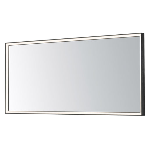 ET2 E42064-BBK Bevel 60"x28" LED Mirror 2CCT | Brushed Black