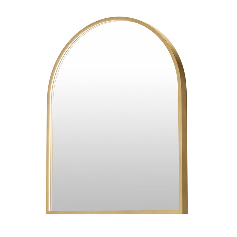 ET2 E42070-GLD Elisse Arch 24"x30" LED Mirror | Gold