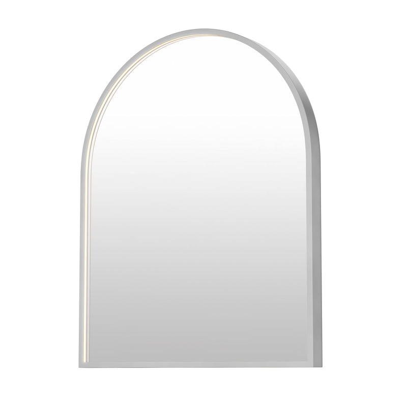 ET2 E42070-SN Elisse 24''X30'' Arch LED Mirror | Satin Nickel