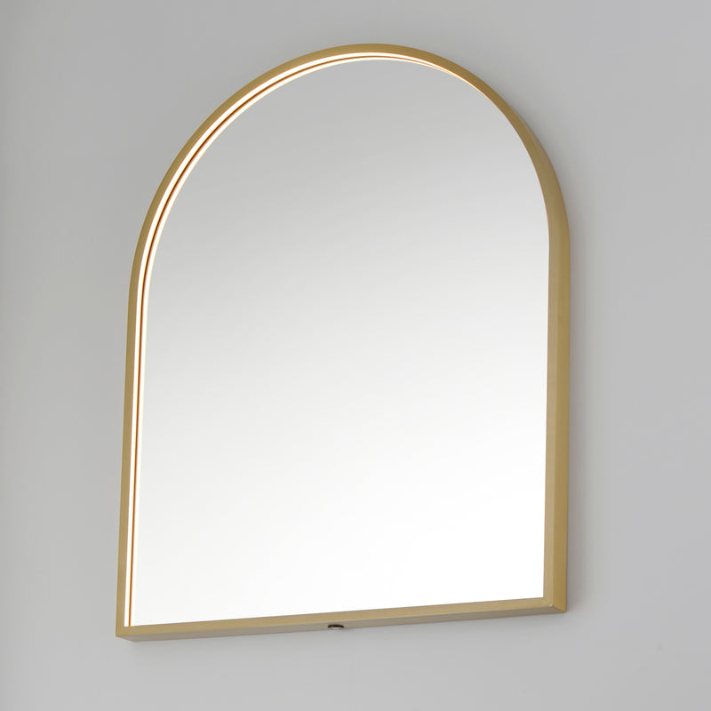 ET2 E42070-GLD Elisse Arch 24"x30" LED Mirror | Gold