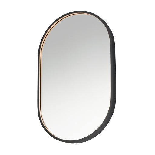 ET2 E42071-BK Elisse Oval 20"x32" Oval LED Mirror | Black