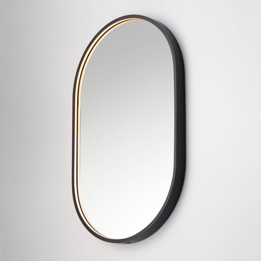 ET2 E42071-BK Elisse Oval 20"x32" Oval LED Mirror | Black
