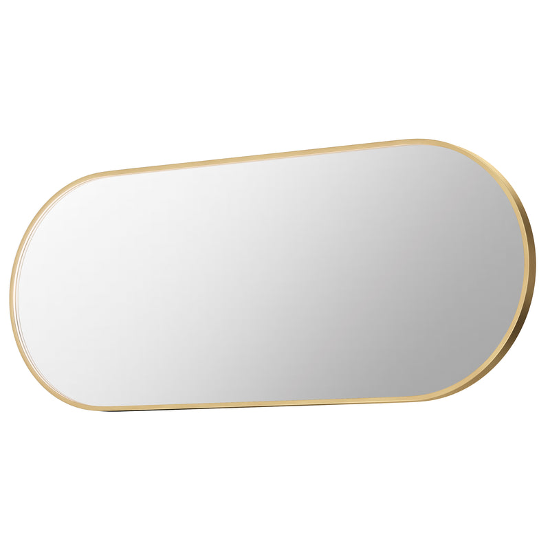 ET2 E42072-GLD Elisse 68''X28'' Oval LED Mirror | Gold