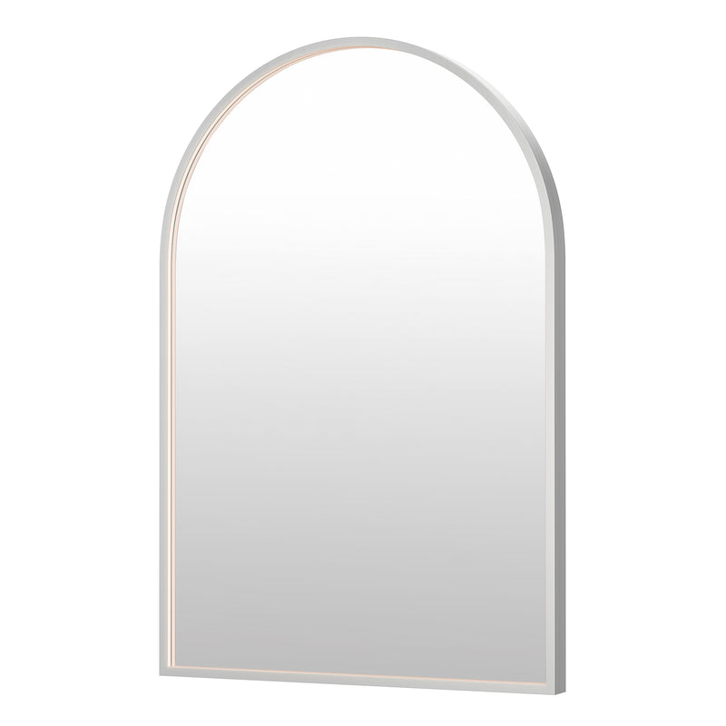 ET2 E42073-SN Elisse 24x36 Arch SN LED MIRROR | Satin Nickel