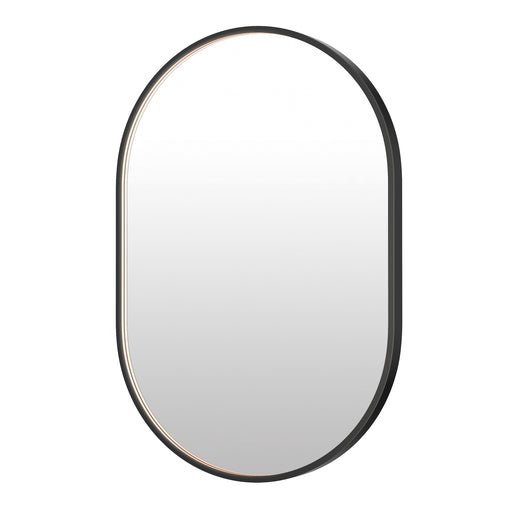 ET2 E42074-BK Elisse 24x36 Oval BK LED MIRROR | Black