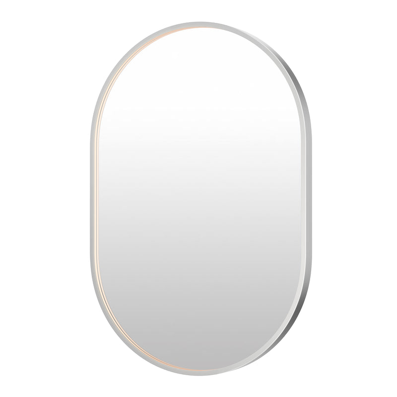 ET2 E42074-SN Elisse 24x36 Oval SN LED MIRROR | Satin Nickel