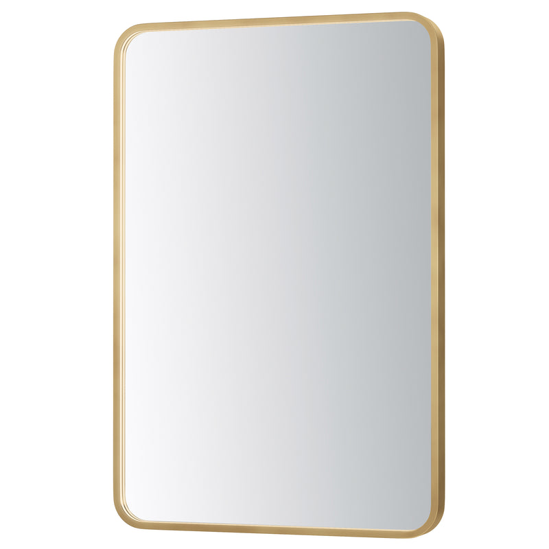 ET2 E42075-GLD Elisse 24''X36'' Rectangle LED Mirror | Gold