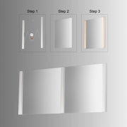ET2 E42082-90PC Luminance 27"W x 30"H LED Mirror Kit | Polished Chrome