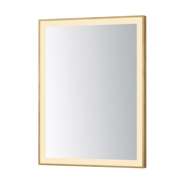 ET2 E42091-GLD Framed 24x32 LED Mirror 3CCT | Gold