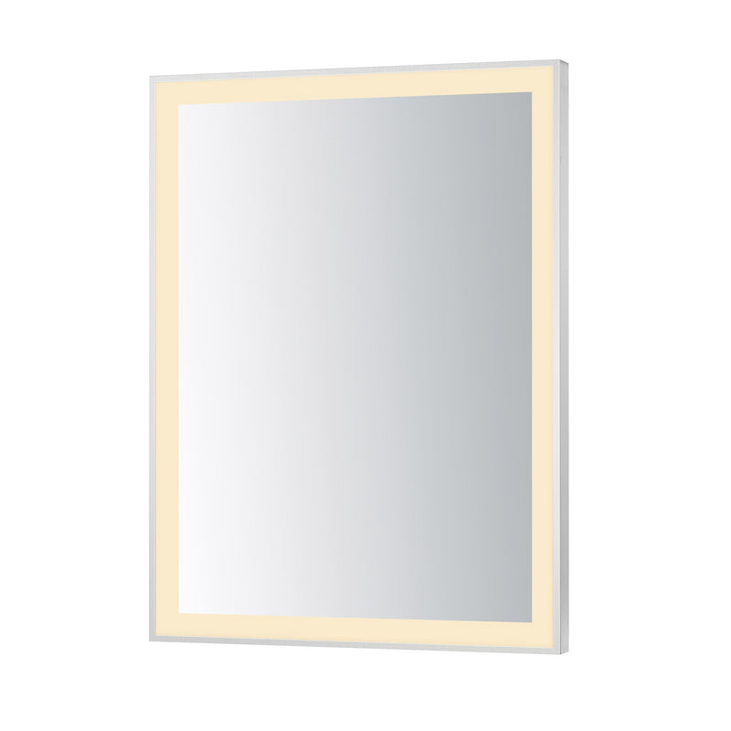 ET2 E42091-SN Framed 24x32 LED Mirror 3CCT | Satin Nickel