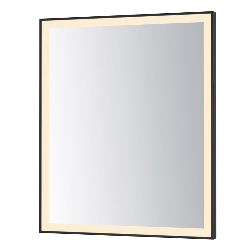 ET2 E42093-BK Framed 30x36 LED Mirror 3CCT | Black