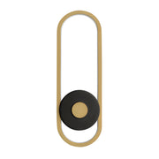 ET2 E42106-BKGLD Gravity Large Outdoor LED Sconce | Black / Gold