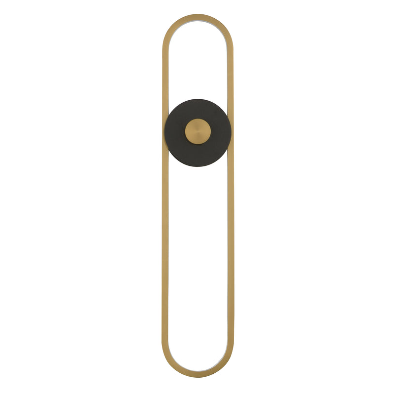 ET2 E42108-BKGLD Gravity X Large Outdoor LED Sconce | Black / Gold