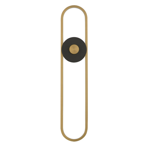 ET2 E42108-BKGLD Gravity X Large Outdoor LED Sconce | Black / Gold