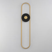 ET2 E42108-BKGLD Gravity X Large Outdoor LED Sconce | Black / Gold
