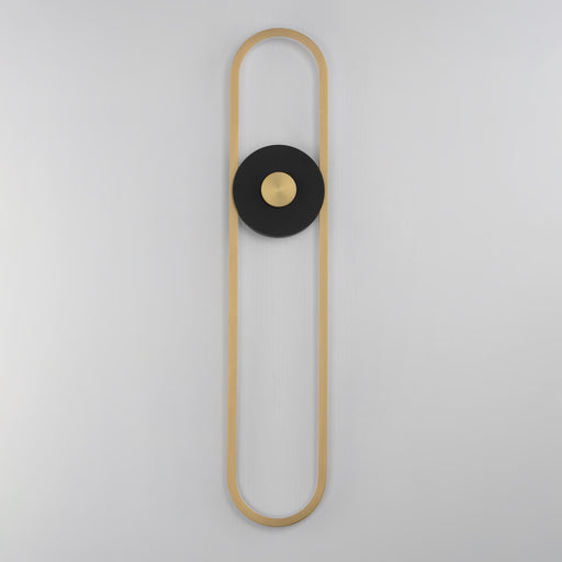 ET2 E42108-BKGLD Gravity X Large Outdoor LED Sconce | Black / Gold