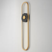 ET2 E42108-BKGLD Gravity X Large Outdoor LED Sconce | Black / Gold